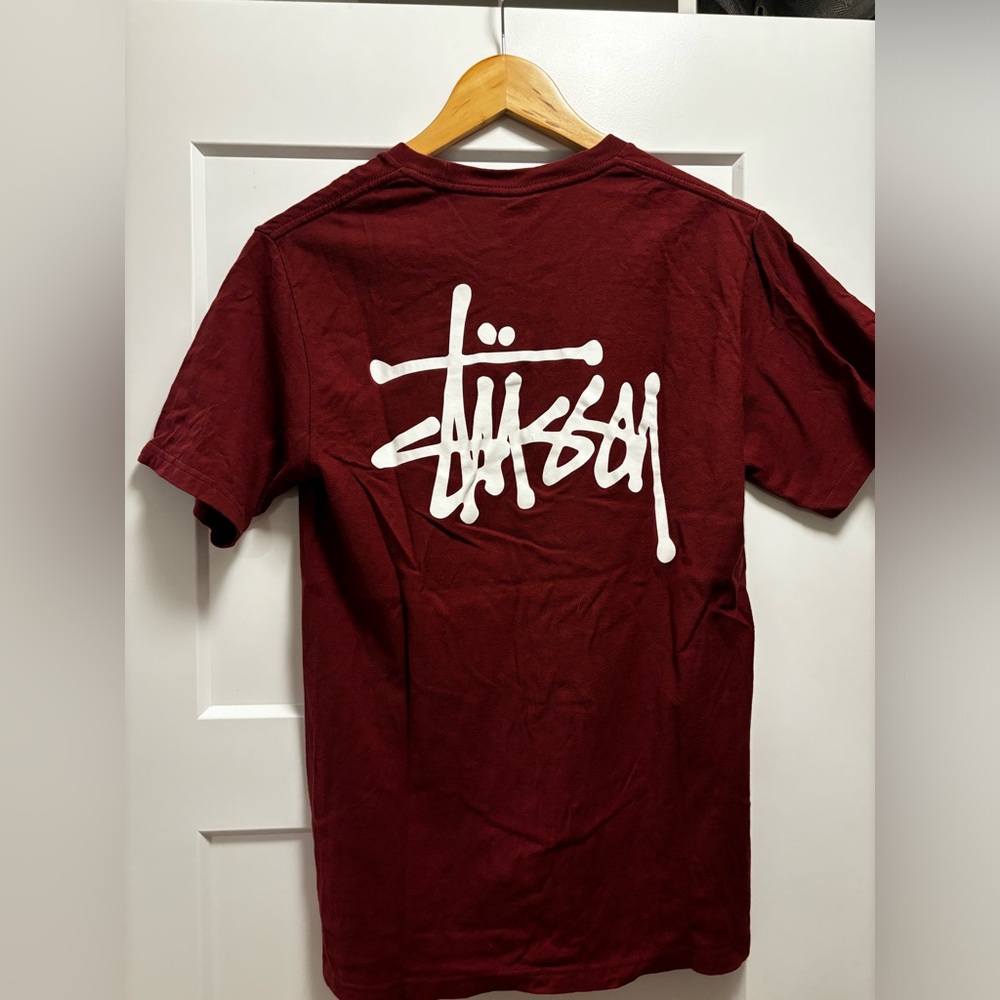 Stussy red t-shirt